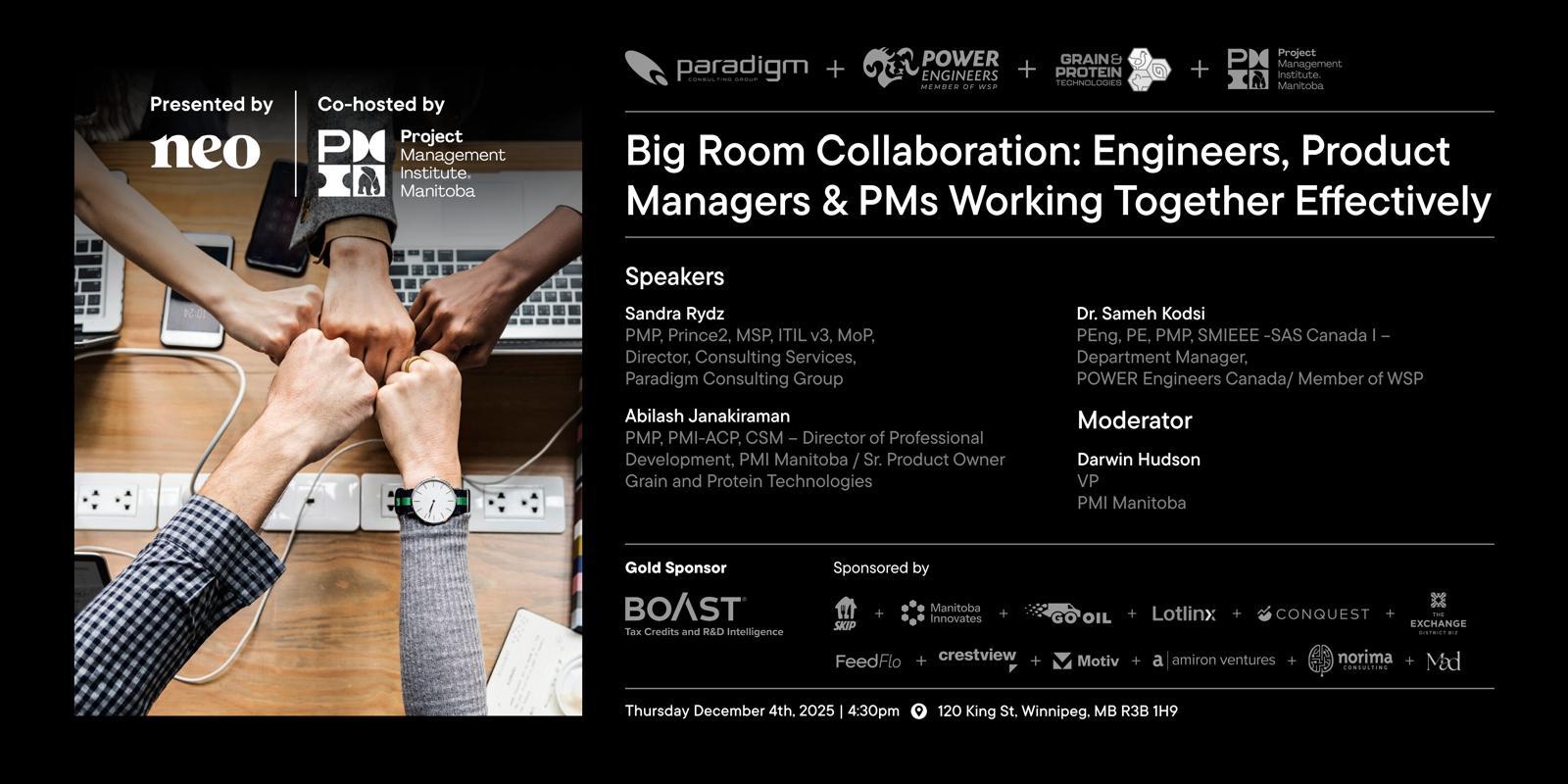 PMI MB x Tech Thursday | PMI Manitoba Chapter